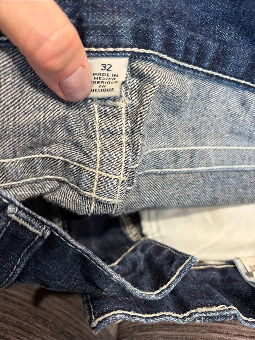 Final sale- True Relision Straight-Leg Men's Jeans in Dark Blue Wash